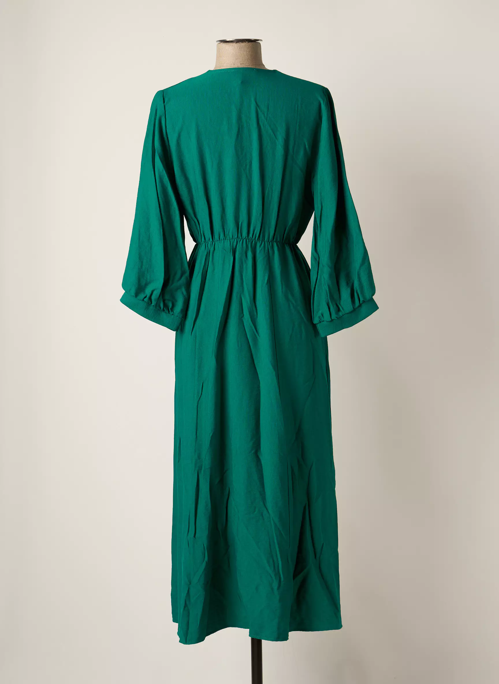 Vintage Love Robes Longues Femme couleur vert
