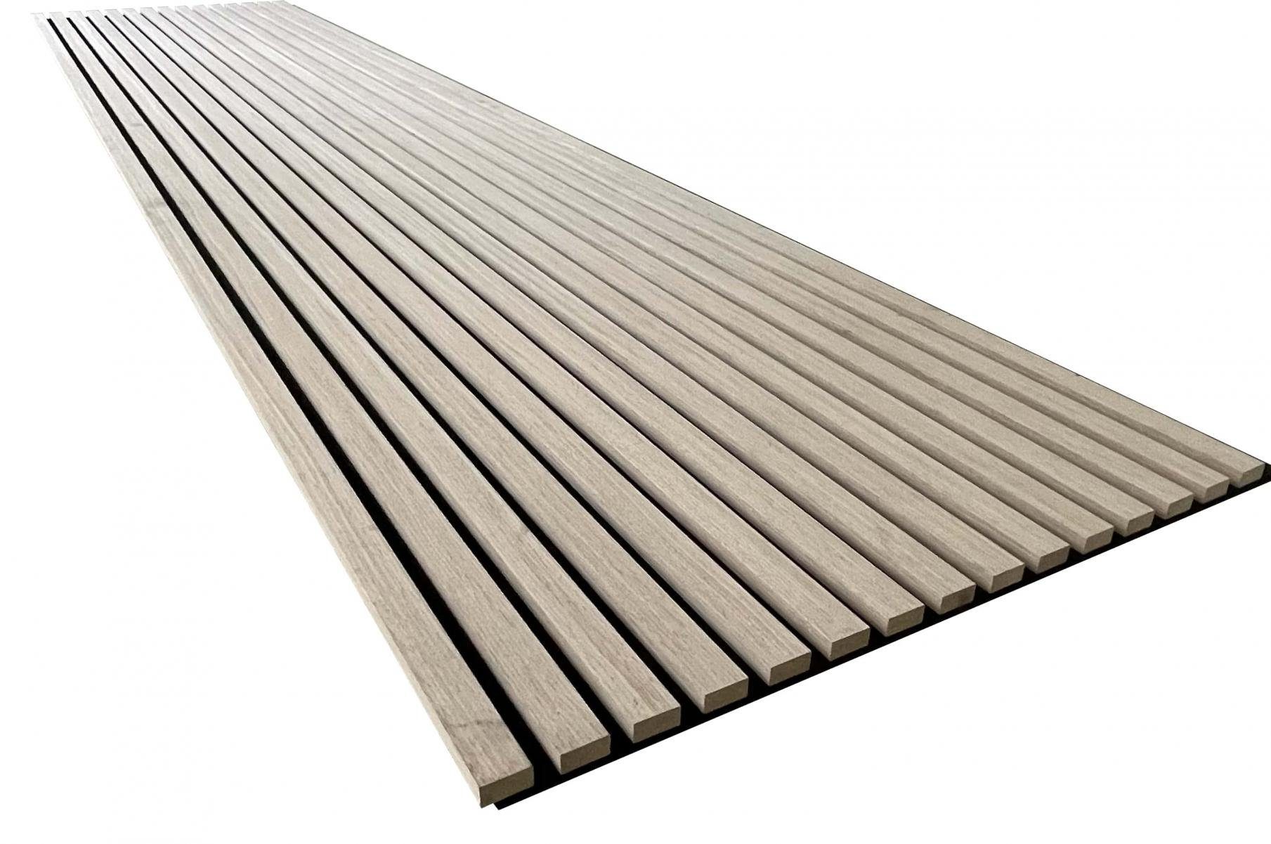 Endorphin Dekorpaneele 2 Stück Akustikpaneele 61x266x2,1cm Holzfurnier Eiche gewaschen, BxL: 61.0x266.0 cm, 3.2452 qm