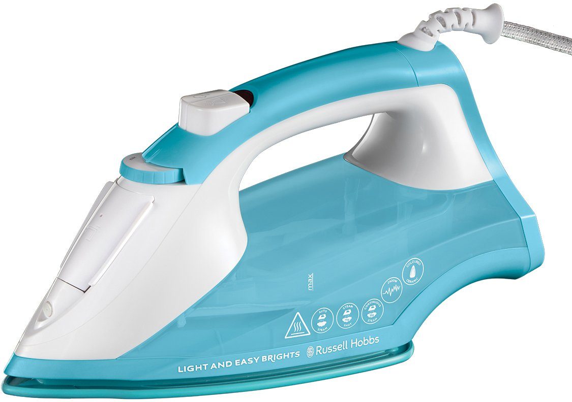 RUSSELL HOBBS Dampfbügeleisen 26482-56 Light and Easy Brights Aqua, 2400 W