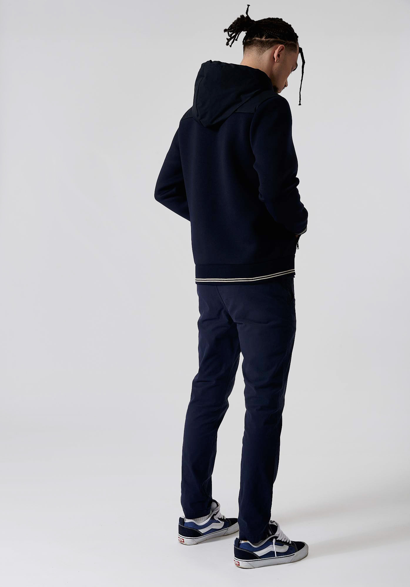 MATEI  Sweat zippé bleu homme