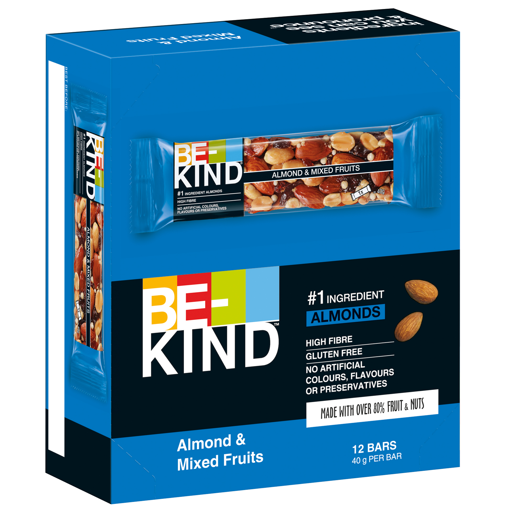 BE-KIND Almond & Mixed Fruits 40g