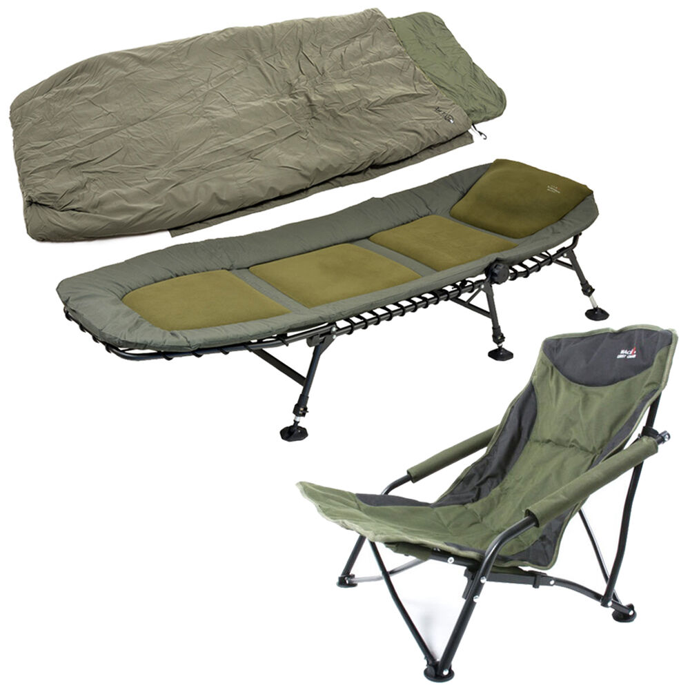 Pack Mack2 Stormer -vuode + Air Tech -makuupussi S3 + vierastuoli