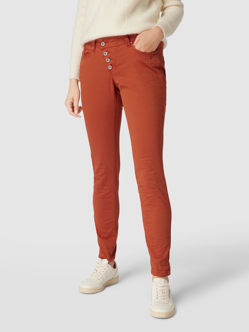 Hose im 5-Pocket-Design Modell 'MALIBU' in rostrot