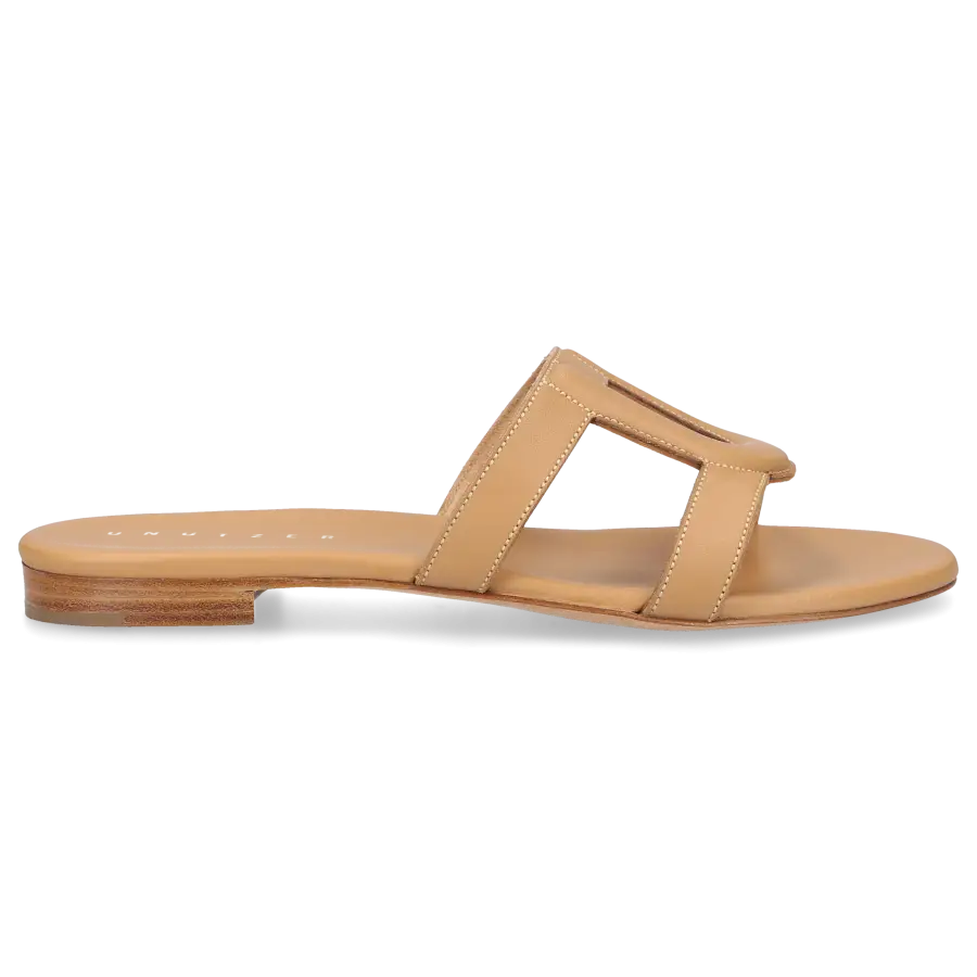 Unützer - Pantoletten 942800 Kalbsleder - beige