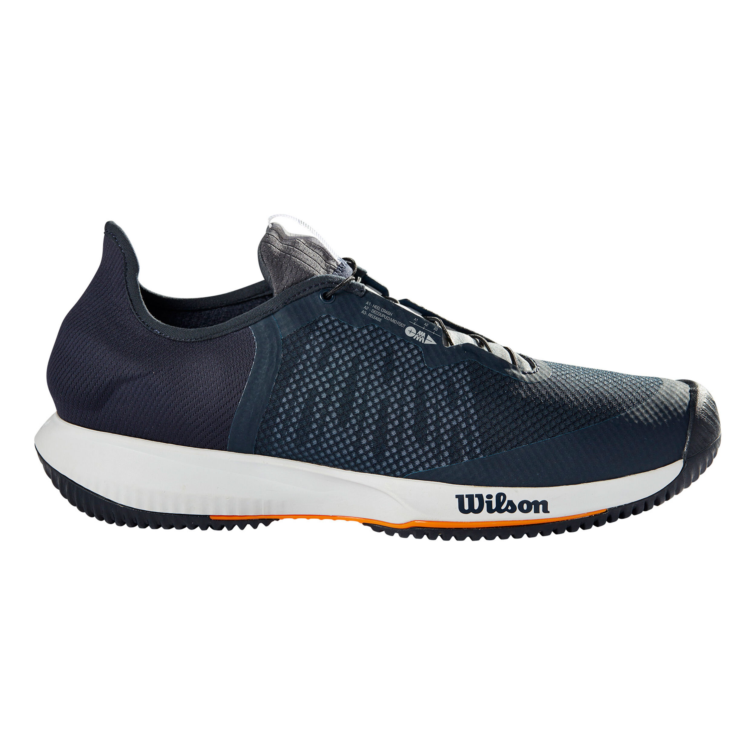 Allcourtschuh Herren - Dunkelblau, Grau