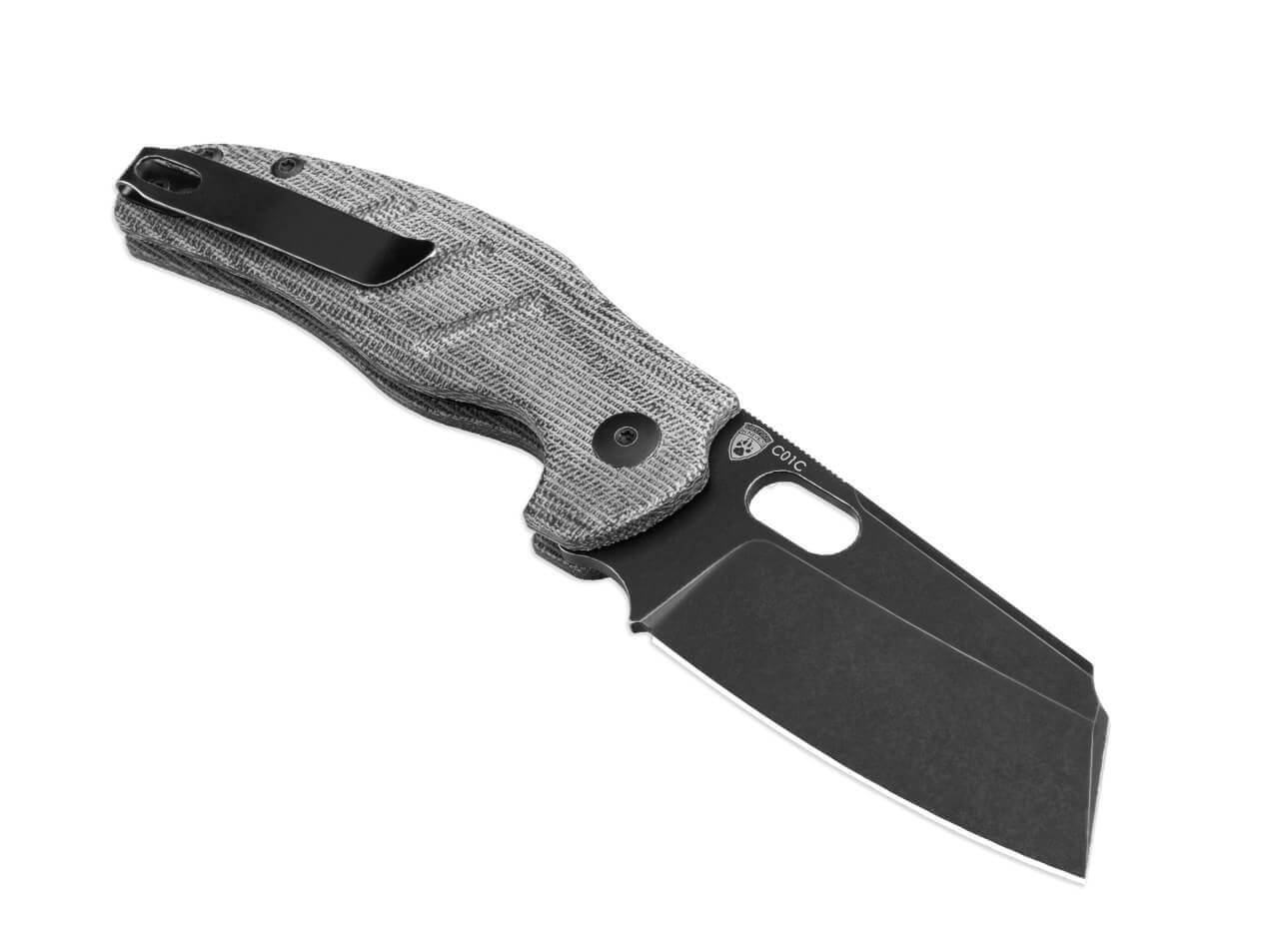 Sheepdog C01C Micarta Black Button Lock