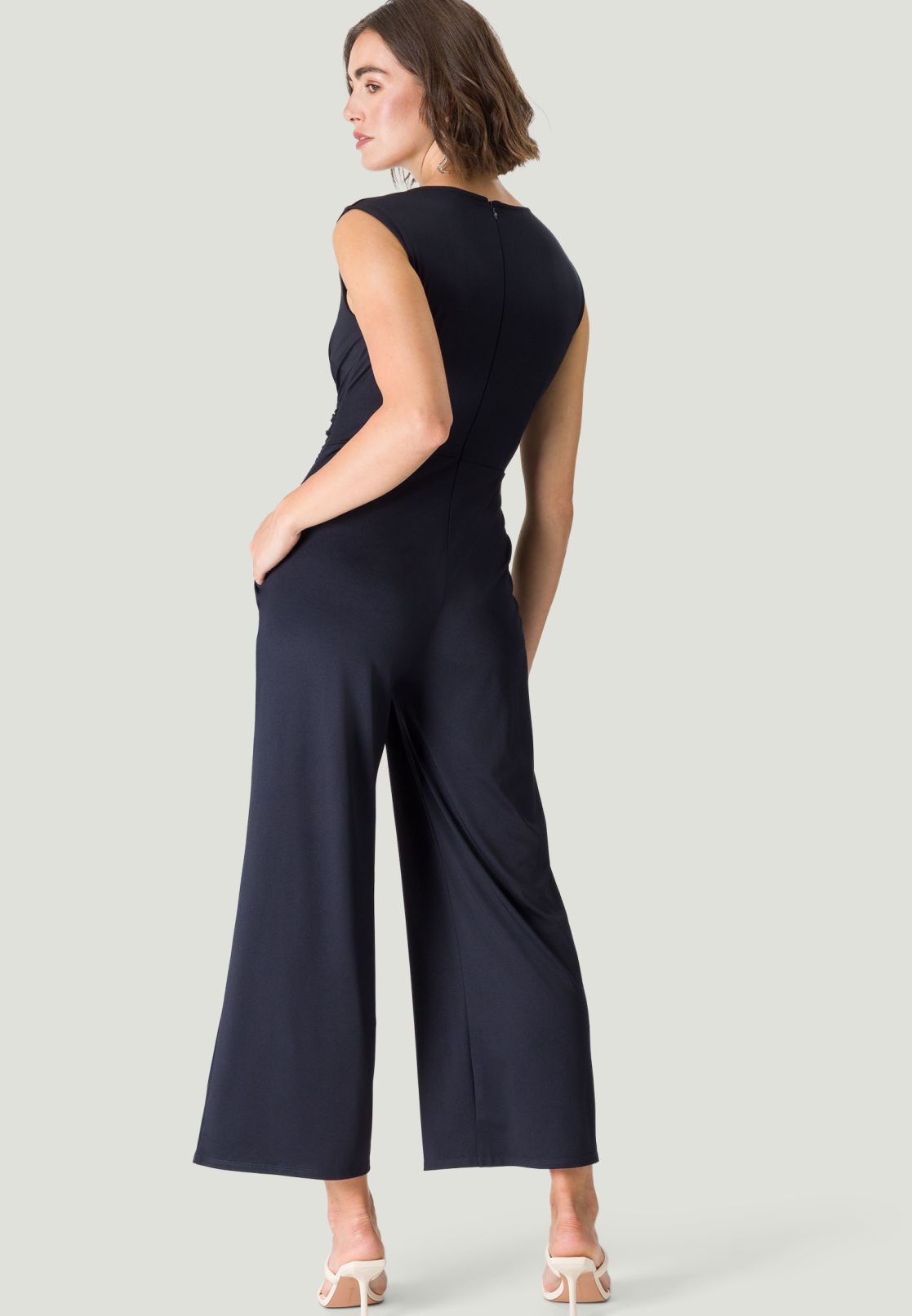 Jumpsuit mit Raffung