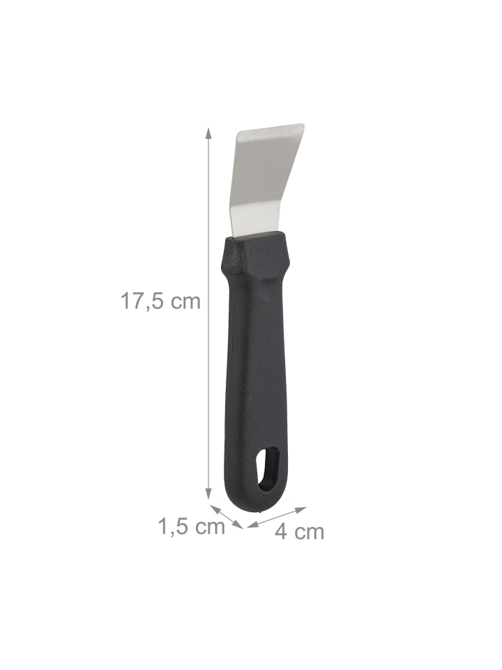 relaxdays 4 x Reinigungsschaber in Schwarz/ Silber günstig kaufen onesize