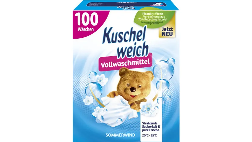 Kuschelweich Vollwaschmittel Sommerwind Pulver 5,5kg (100WL) 5500 g