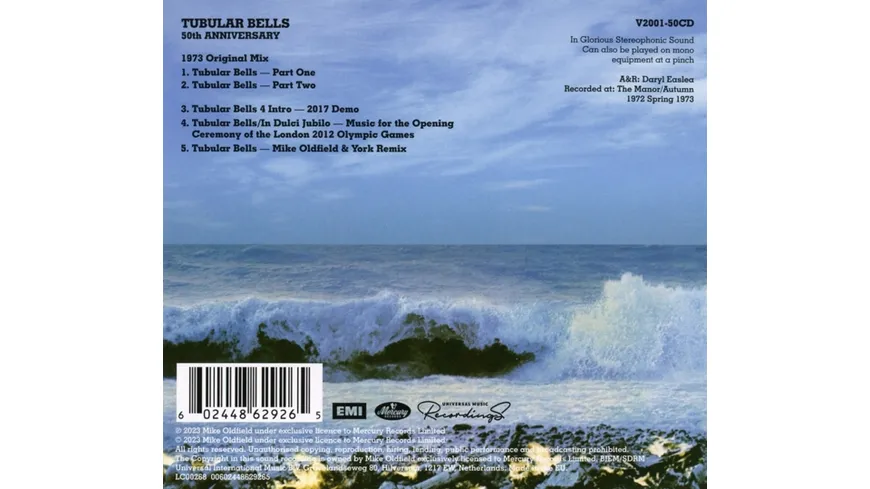 Tubular Bells (50th Anniversary) 1CD
