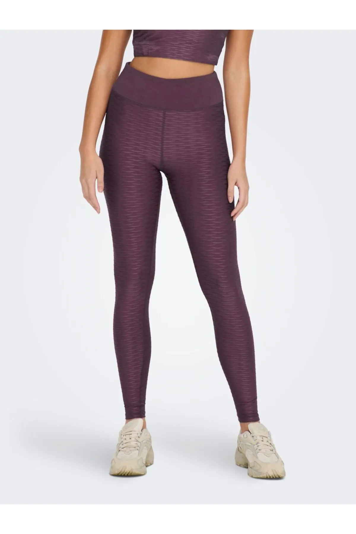 Only Play  Sport-Leggings - Lila - Mittlerer Bund