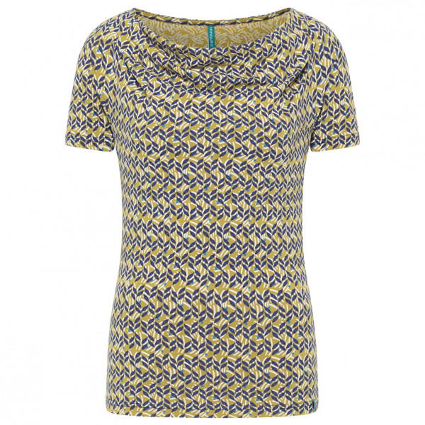 Tranquillo - Women's Gathered Neck Jersey-Shirt S/S