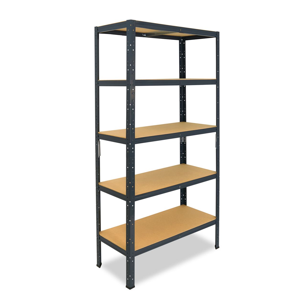 Shelfplaza HOME 180x60x40cm Schwerlastregal in anthrazit mit 5 Böden