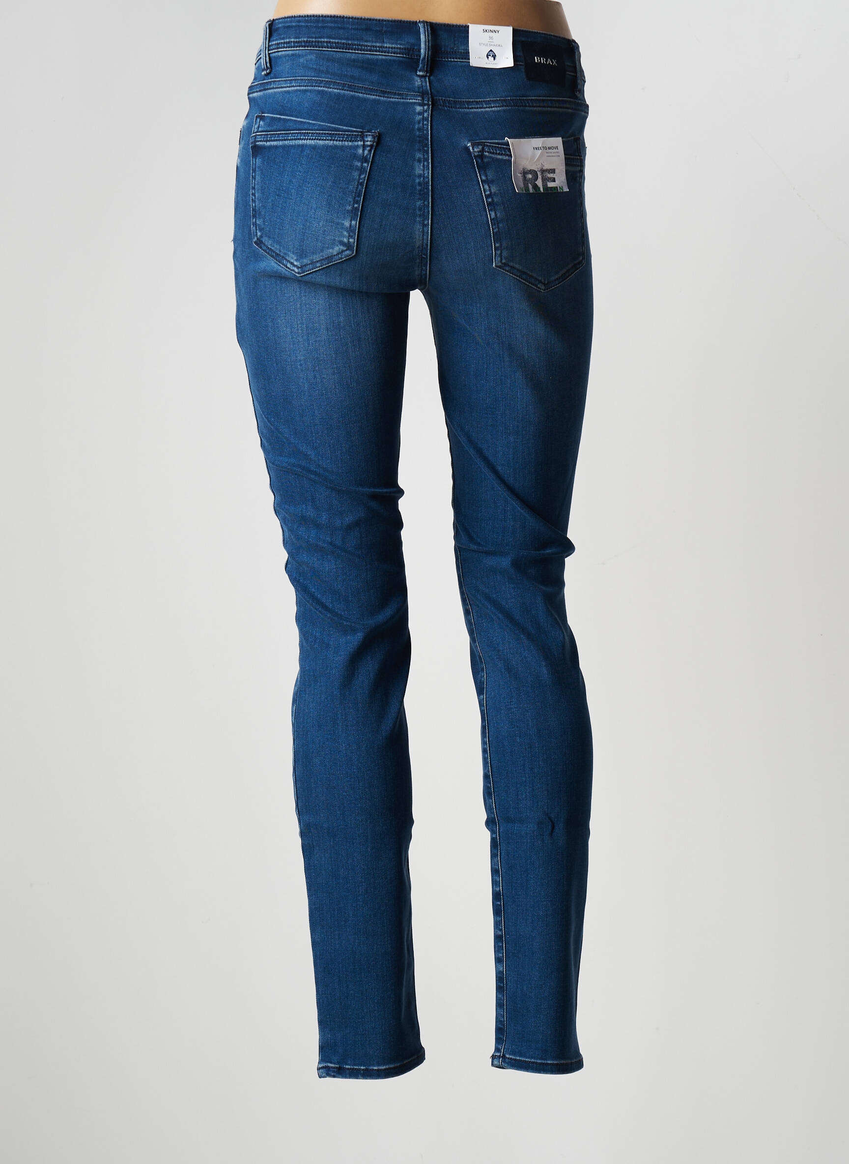 Brax Jeans Coupe Slim Femme couleur bleu