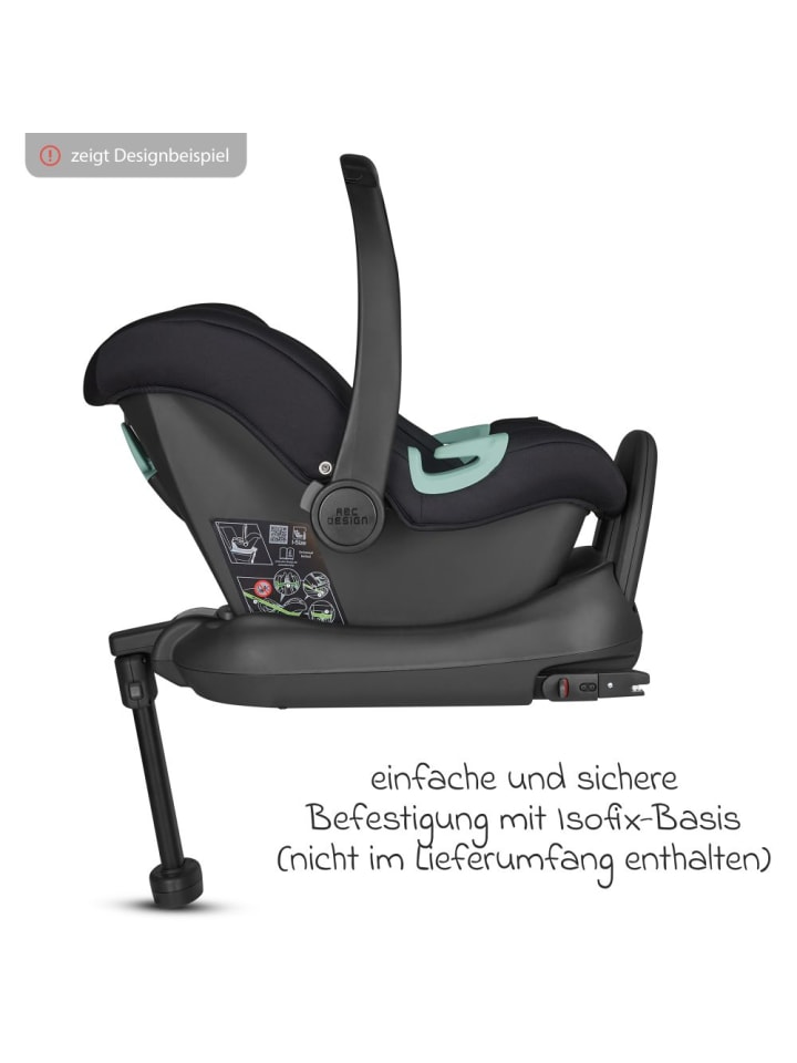 ABC-Design Babyschale Tulip (Autositz Gruppe 0  / i-Size) in grau günstig kaufen onesize