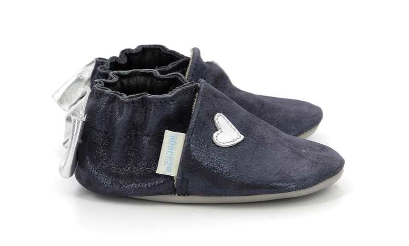 Chaussons cuir Mini Love Plg