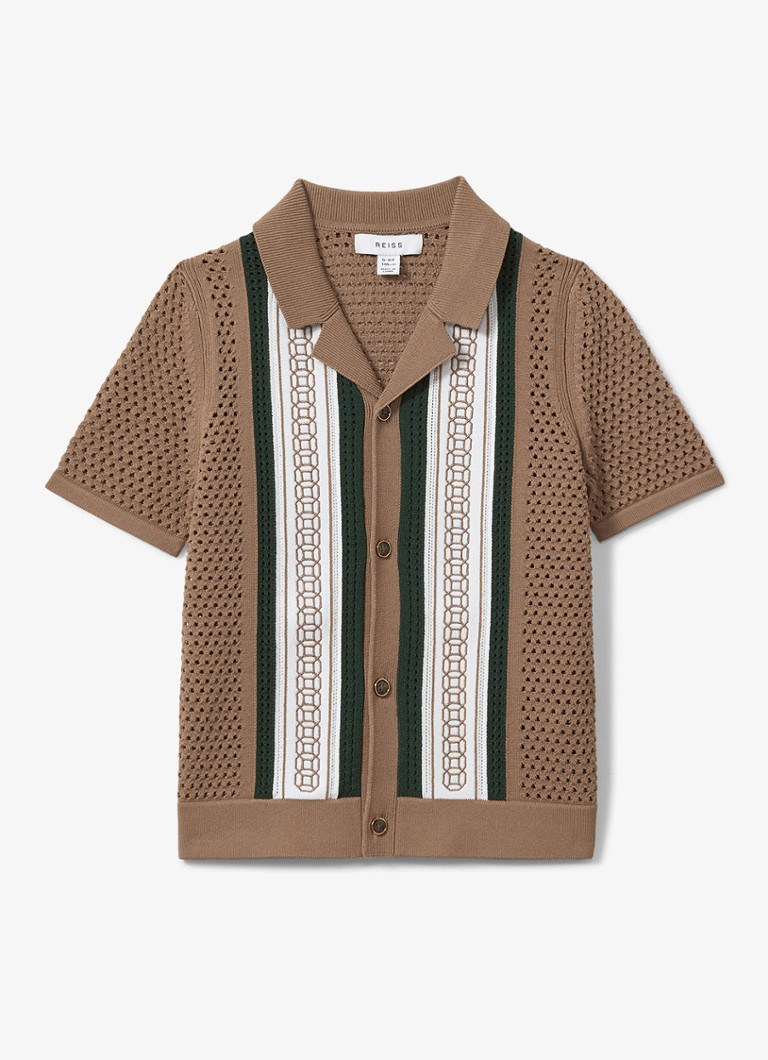 Camisa Reiss Jensen com design vazado