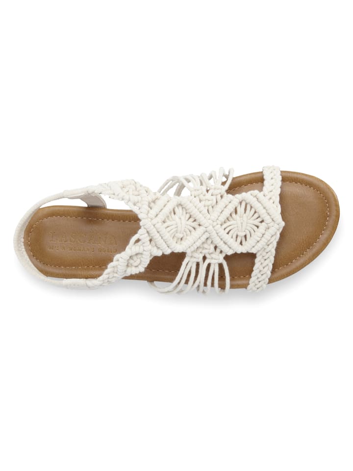 LASCANA Sandale in beige günstig kaufen