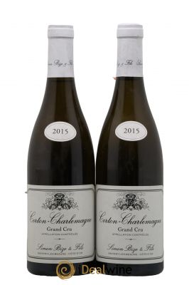 Corton-Charlemagne Grand Cru Simon Bize & Fils  2015 - Lot de 2 Bouteilles