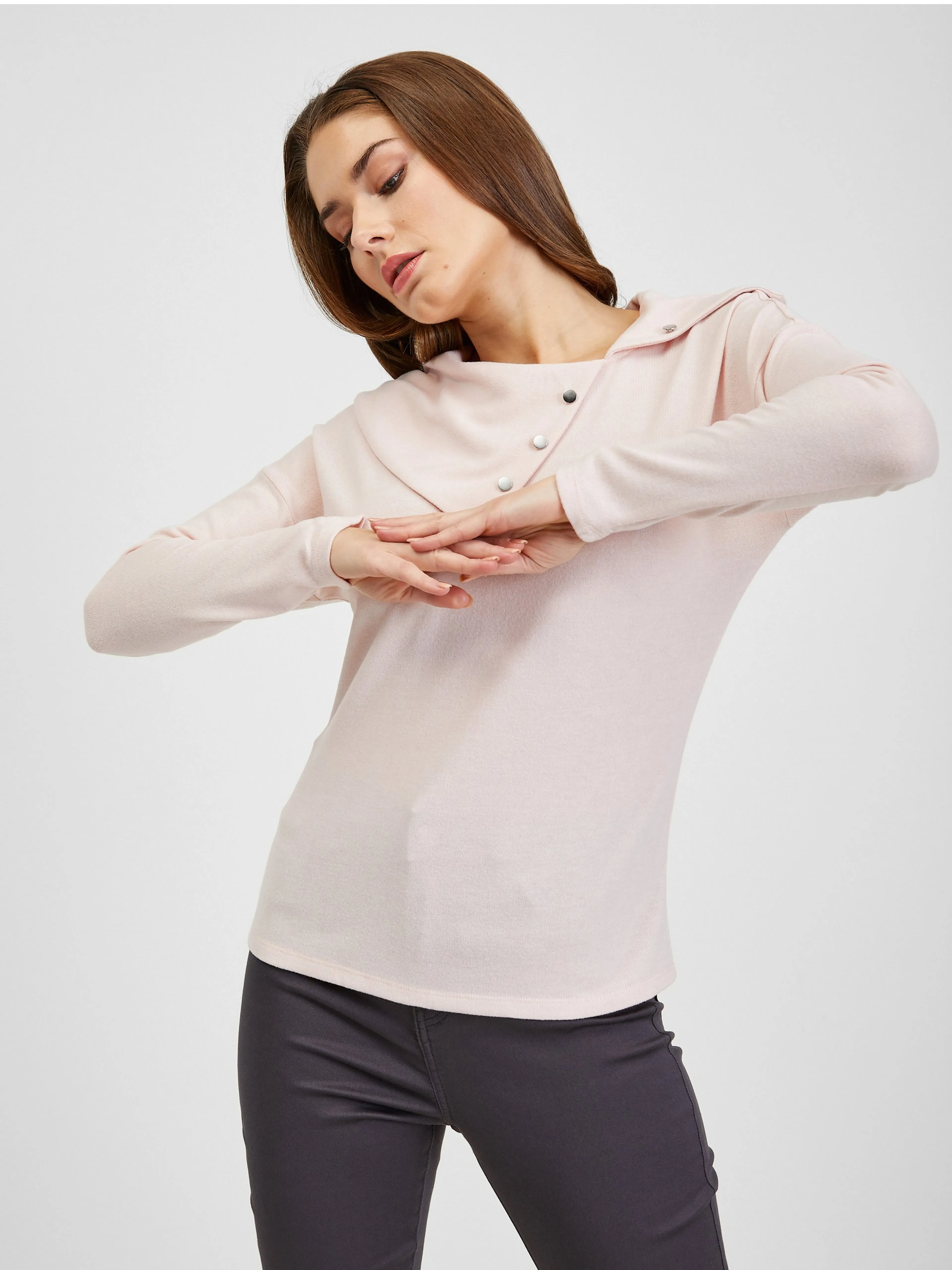 'TS PILOUCO TSHIRT PILOU WITH HIGH NECK OPEN WITH BUTTONS'