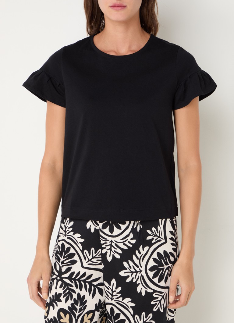 Benetton T-shirt with ruffles
