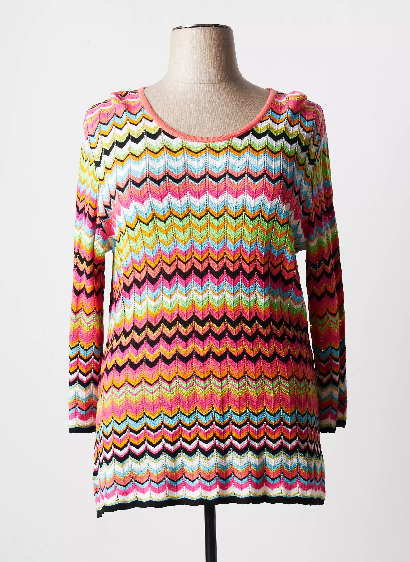 Jumfil Pull Tuniques Femme couleur orange