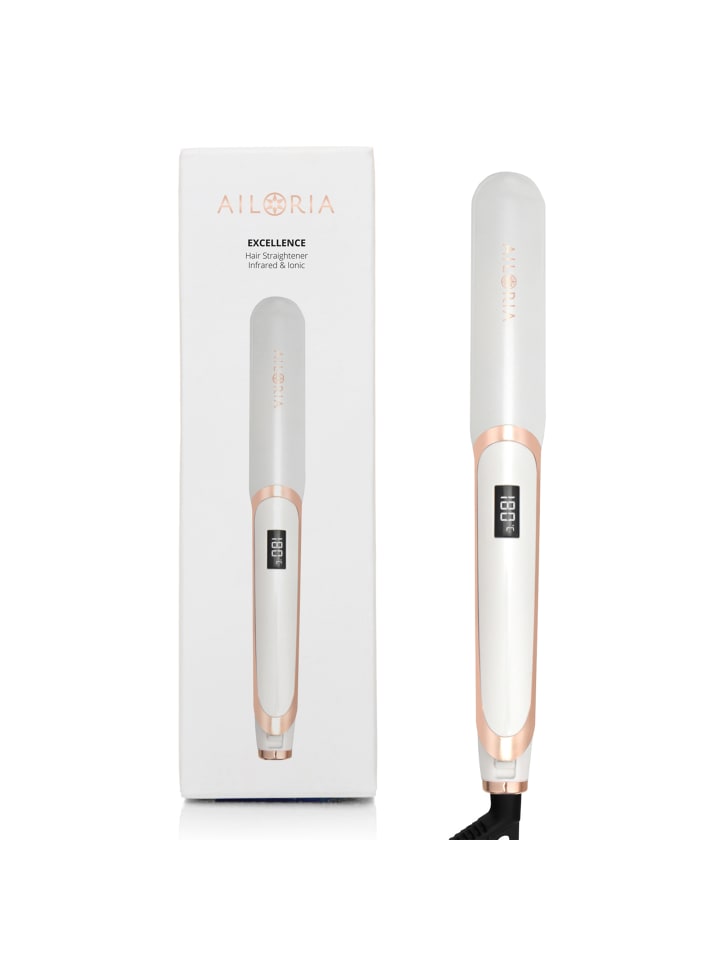 Ailoria EXCELLENCE Infrarot- und Ionen-Haarglätter in weiß günstig kaufen onesize