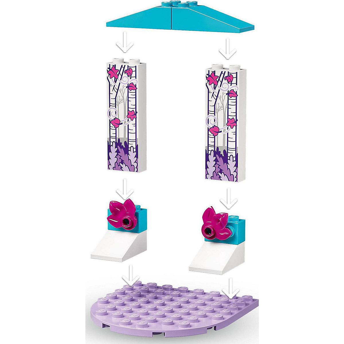 LEGO®   Princess 43209 Elsa und Nokks Eisstall