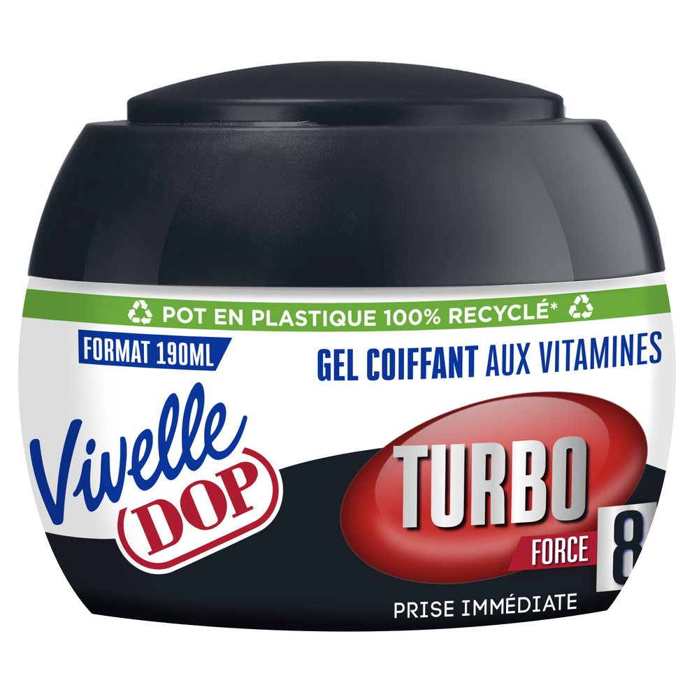 DOP Vivelle Dop Gel Coiffant aux Vitamines Fixation Turbo Force 8