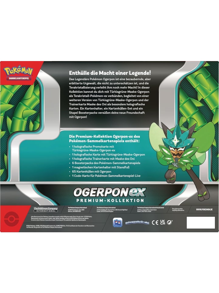 Pokémon Pokémon Ogerpon ex Premium Kollektion in Mehrfarbig ab 6 Jahre günstig kaufen onesize