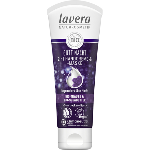 LAVERA Gute Nacht 2in1 Handcreme & -Maske  75 ml  Creme