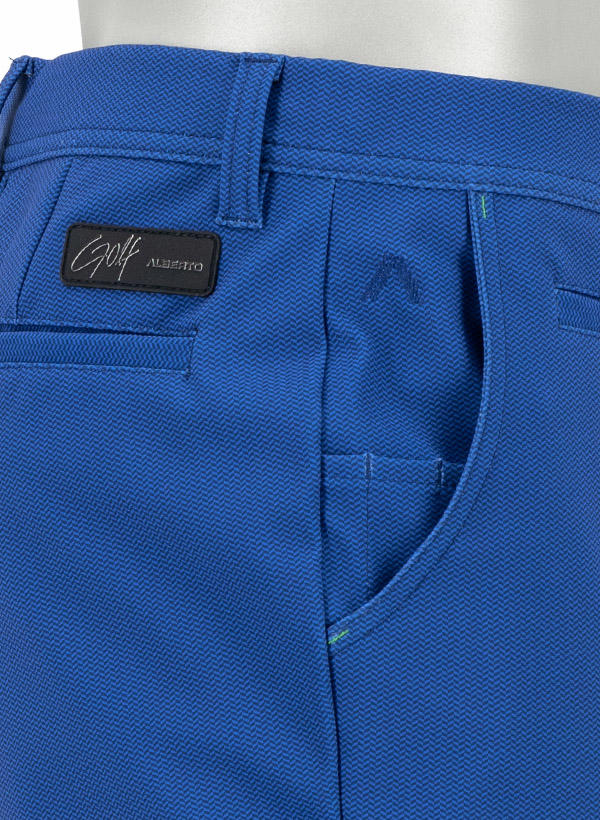 Alberto Golf, Golfhose Rookie, Regular Fit, Mikrofaser wasserressistent, blau