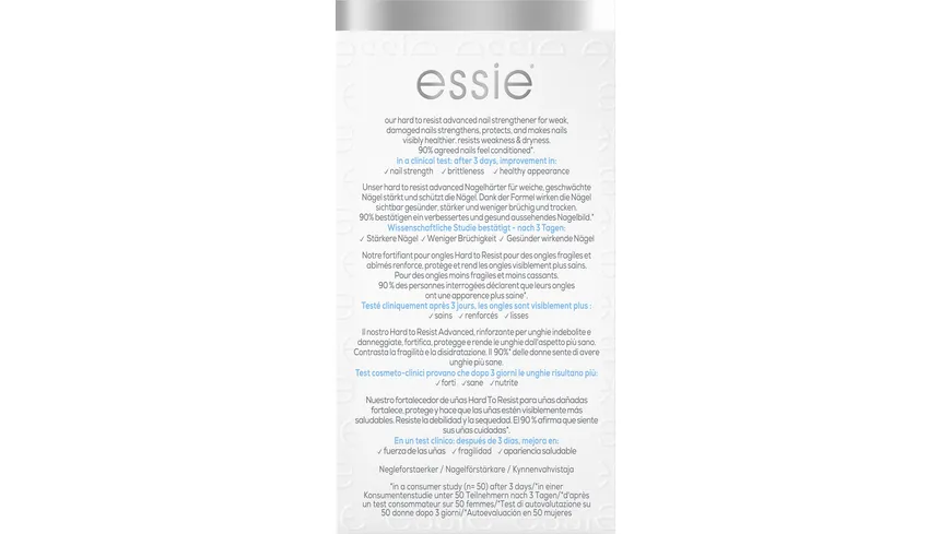 ESSIE Nagelpflege Hard to Resist Clear 13.5 ml