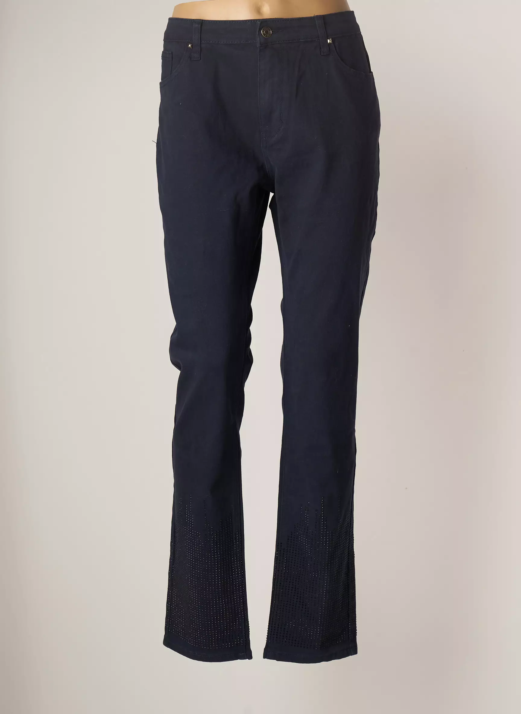 Leslie Jeans Coupe Slim Femme couleur bleu