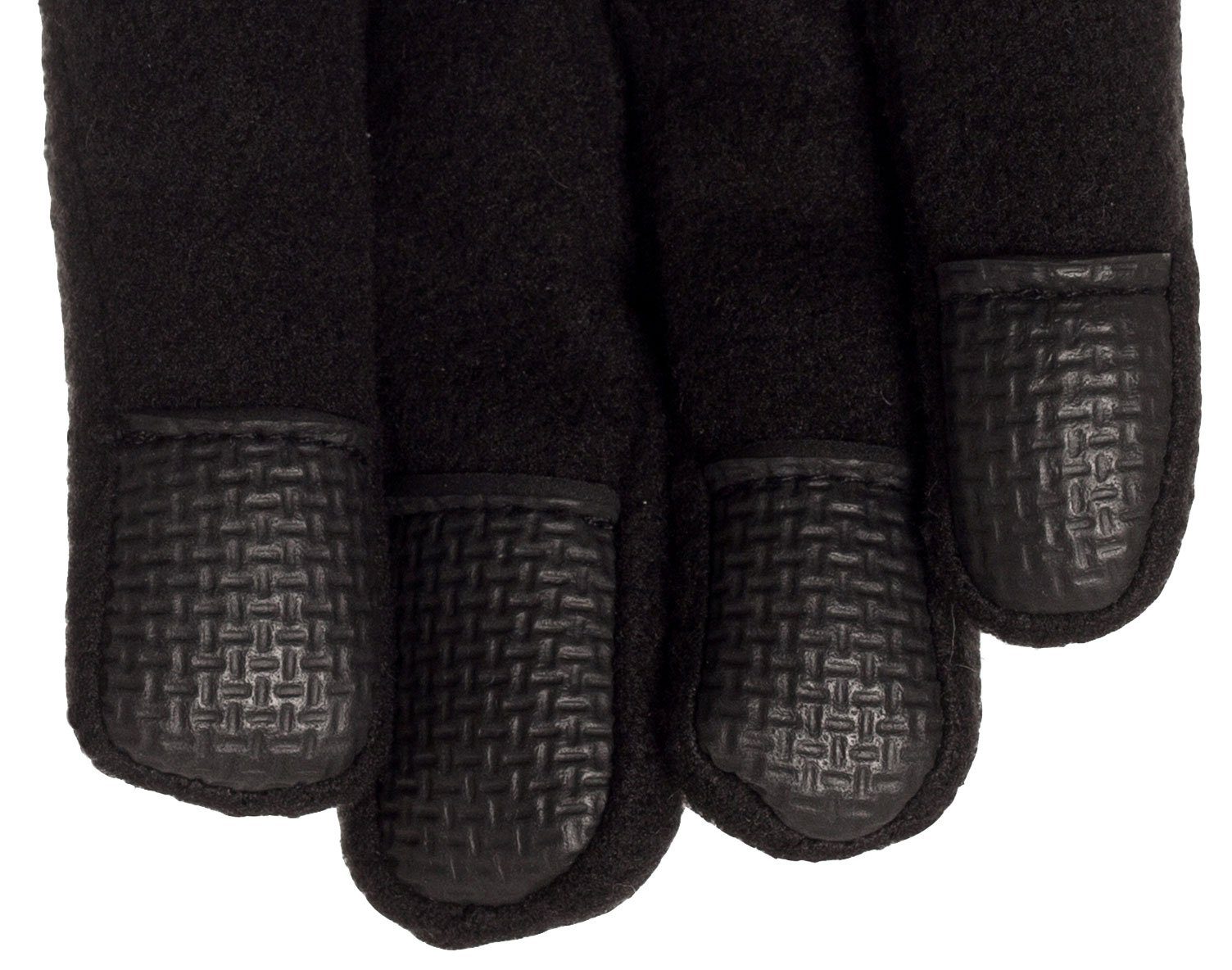 Feldspielerhandschuhe Geco Feldspielerhandschuhe Fußball Handschuhe Fleece schwarz
