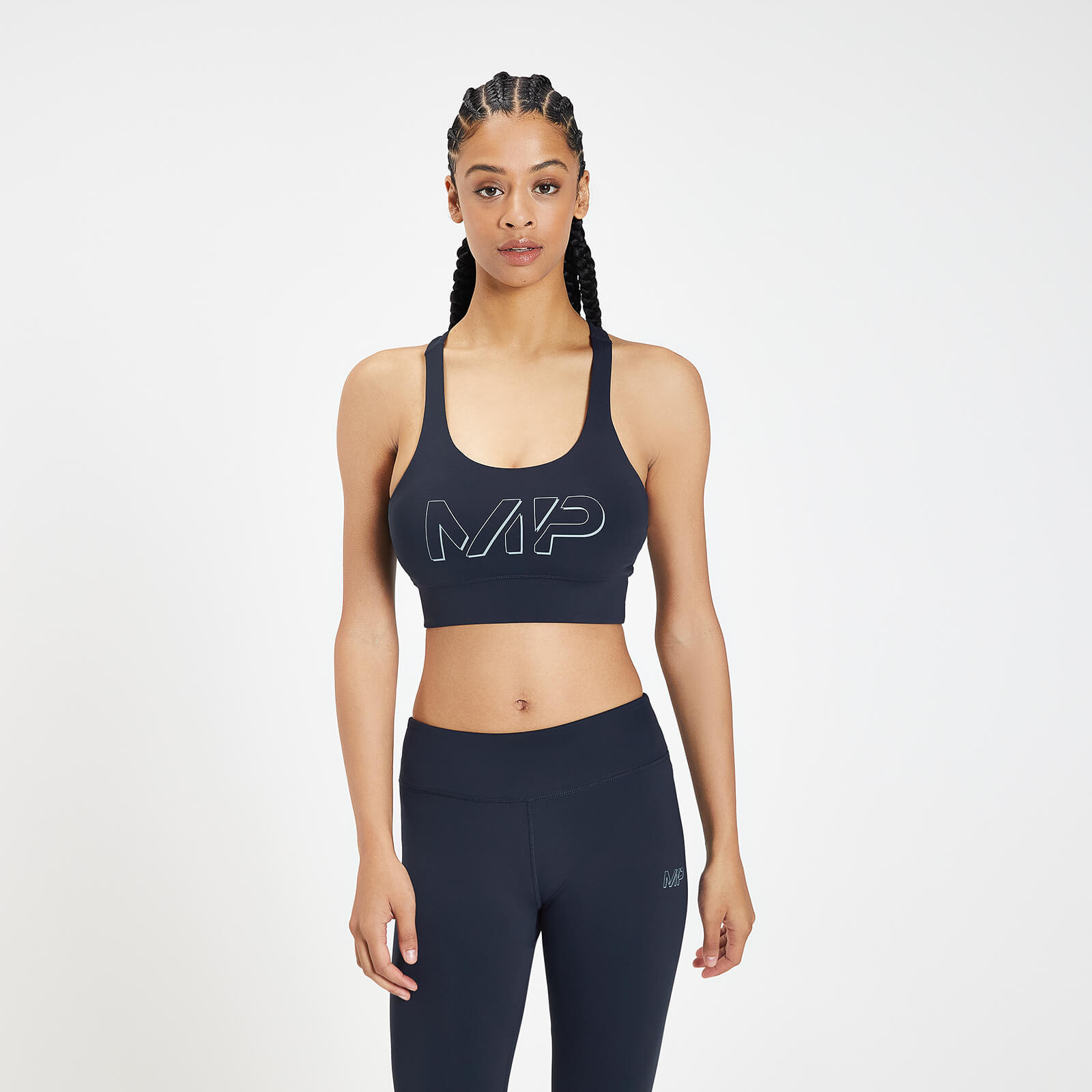 Brassière d’entraînement MP Infinity Mark pour femmes – Bleu pétrole