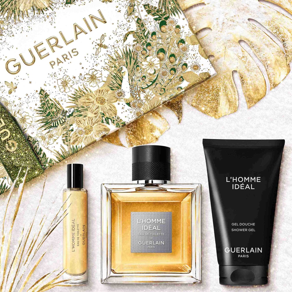 Guerlain L'HOMME IDÉAL Coffret Eau de Toilette, Gel Douche