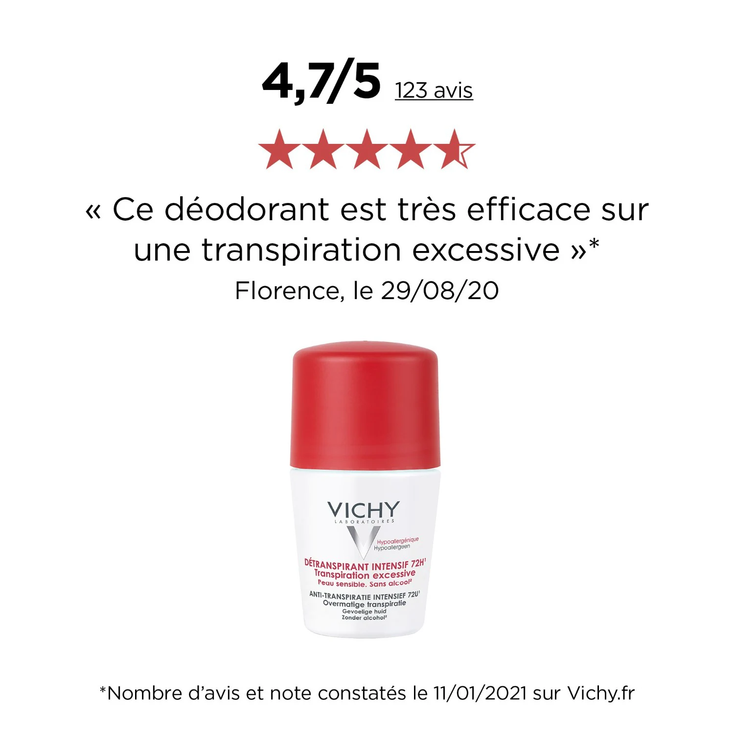 Vichy Lot*2 intenzív izzadásgátló