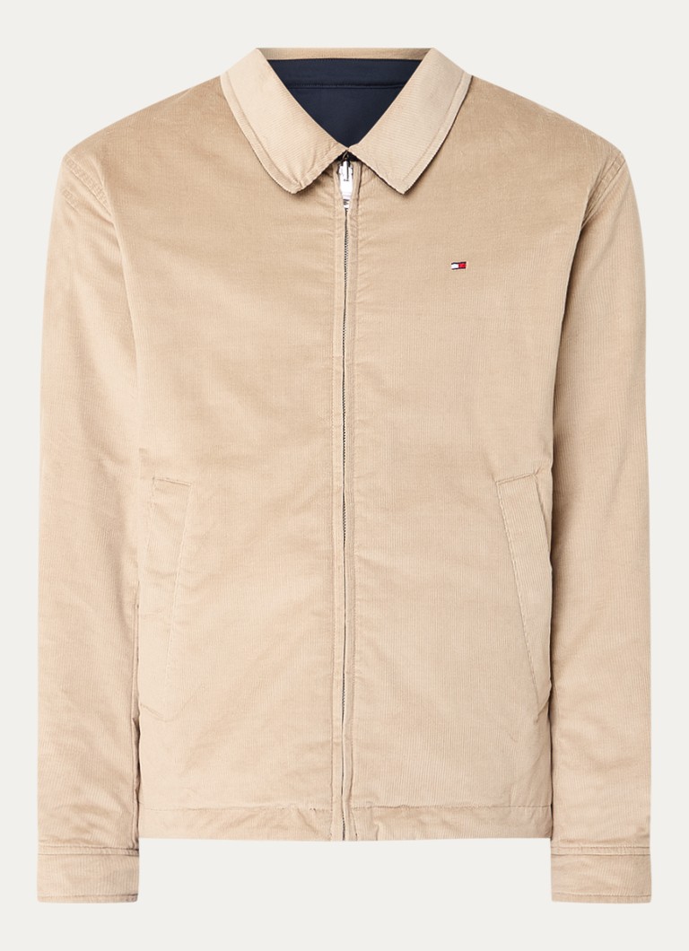 Tommy Hilfiger Ivy dvostrana korduro jakna s bočnim džepovima