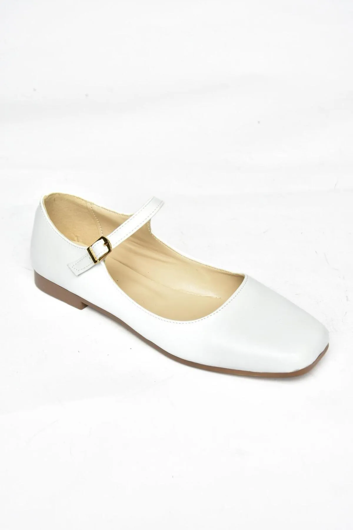 Fox Shoes  S726252509 Weiße Ballerinas für Damen