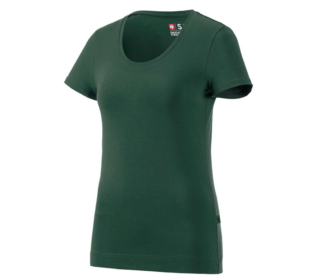 e.s. T-Shirt cotton stretch, Damen