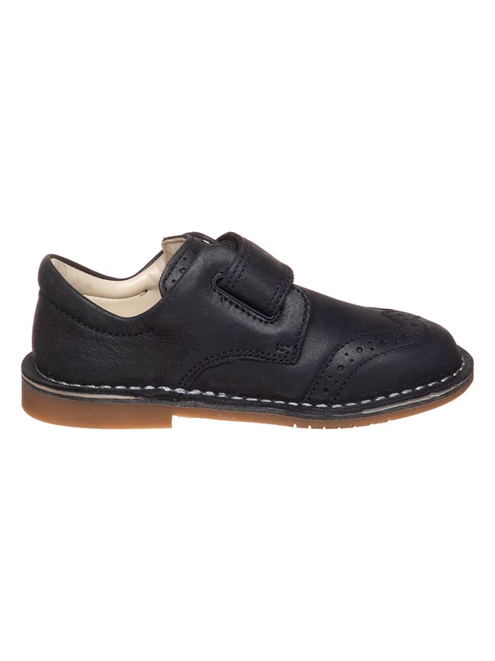 Clarks Leder-Halbschuhe in Schwarz günstig kaufen