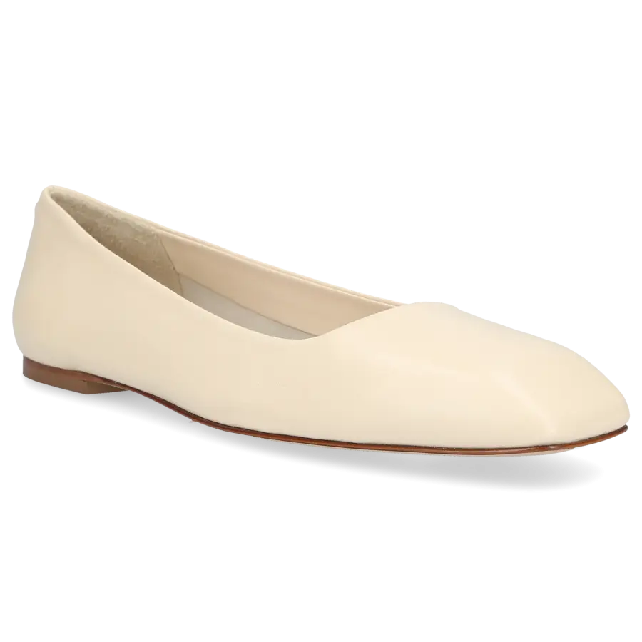 Aeyde - Ballerinas IDA Kalbsleder - beige