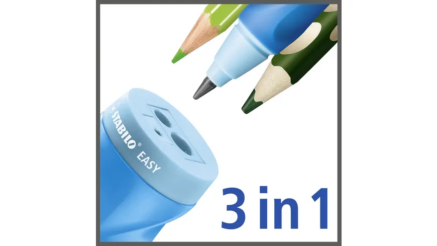 STABILO® EASYsharpener Ergonomischer Dosenspitzer sortiert