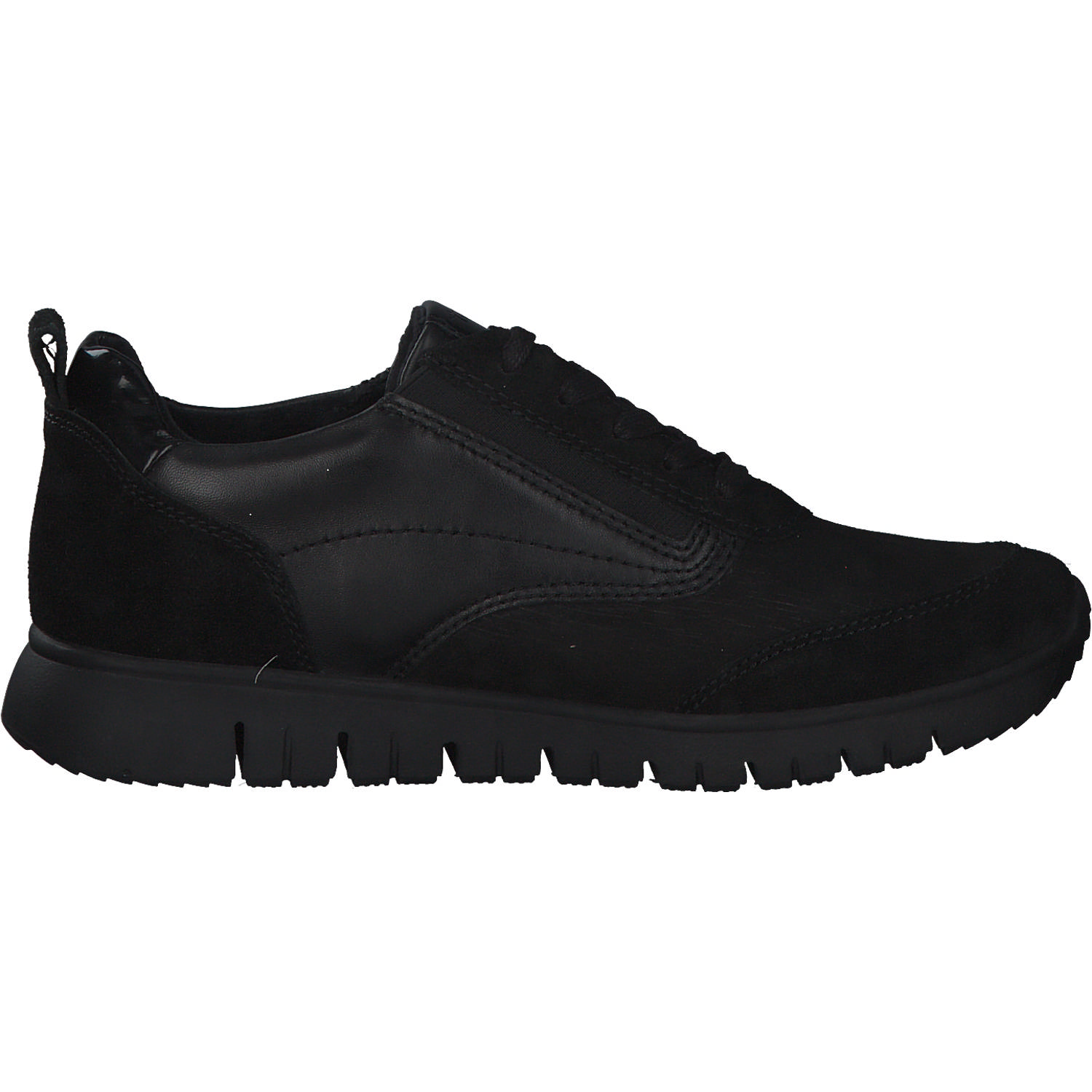 Jana Shoes 83705, Schnürschuhe, Damen, Schwarz