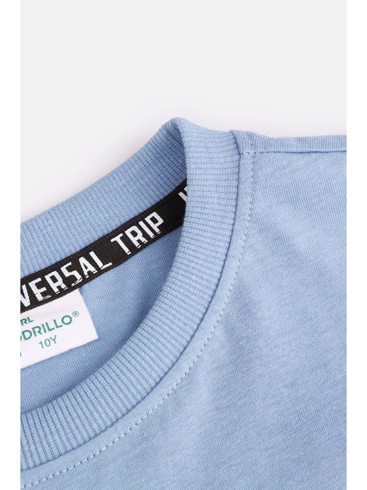 Coccodrillo T-Shirt mit langen Ärmeln in blau günstig kaufen