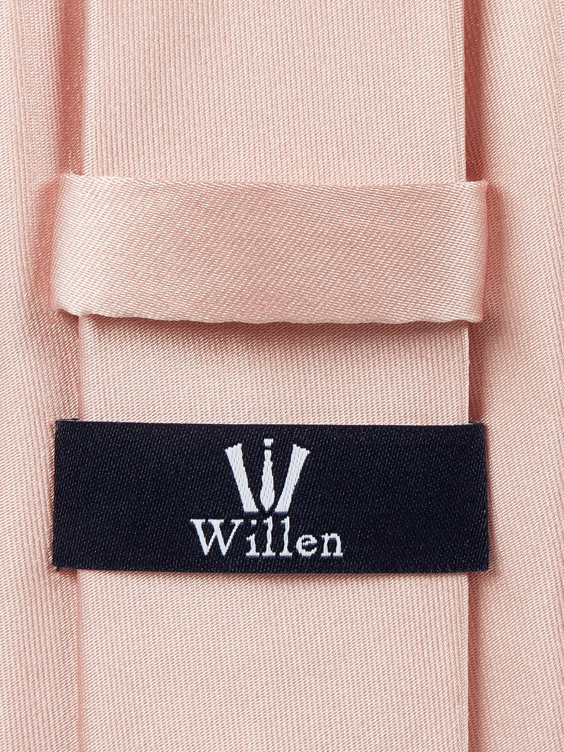 Krawatte aus Seide (7 cm) in rose gold