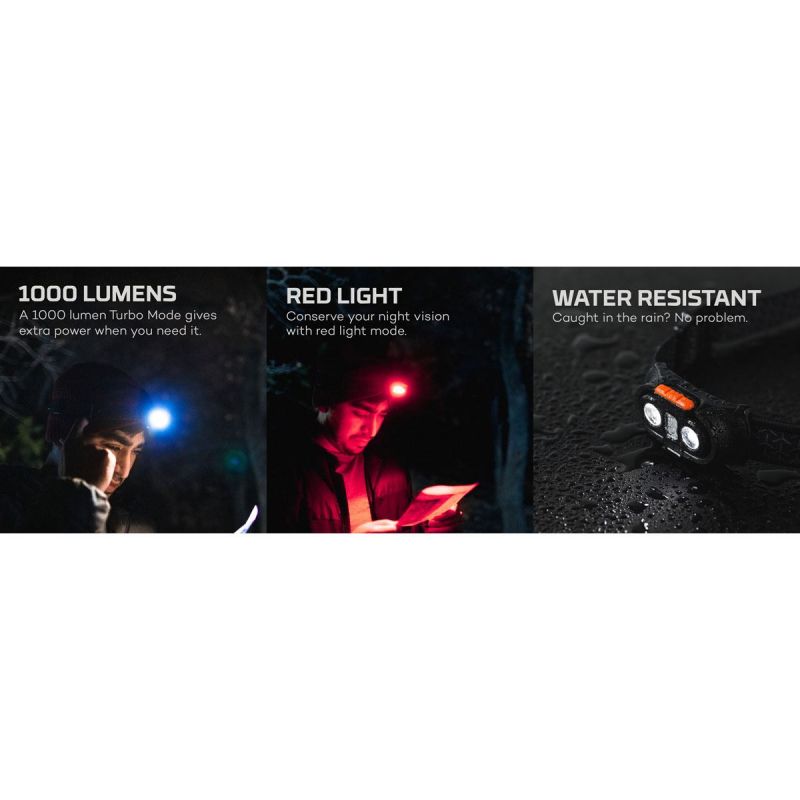 NEBO Einstein Flex Ricaricabile 1000 Lumen LED HLP-0007
