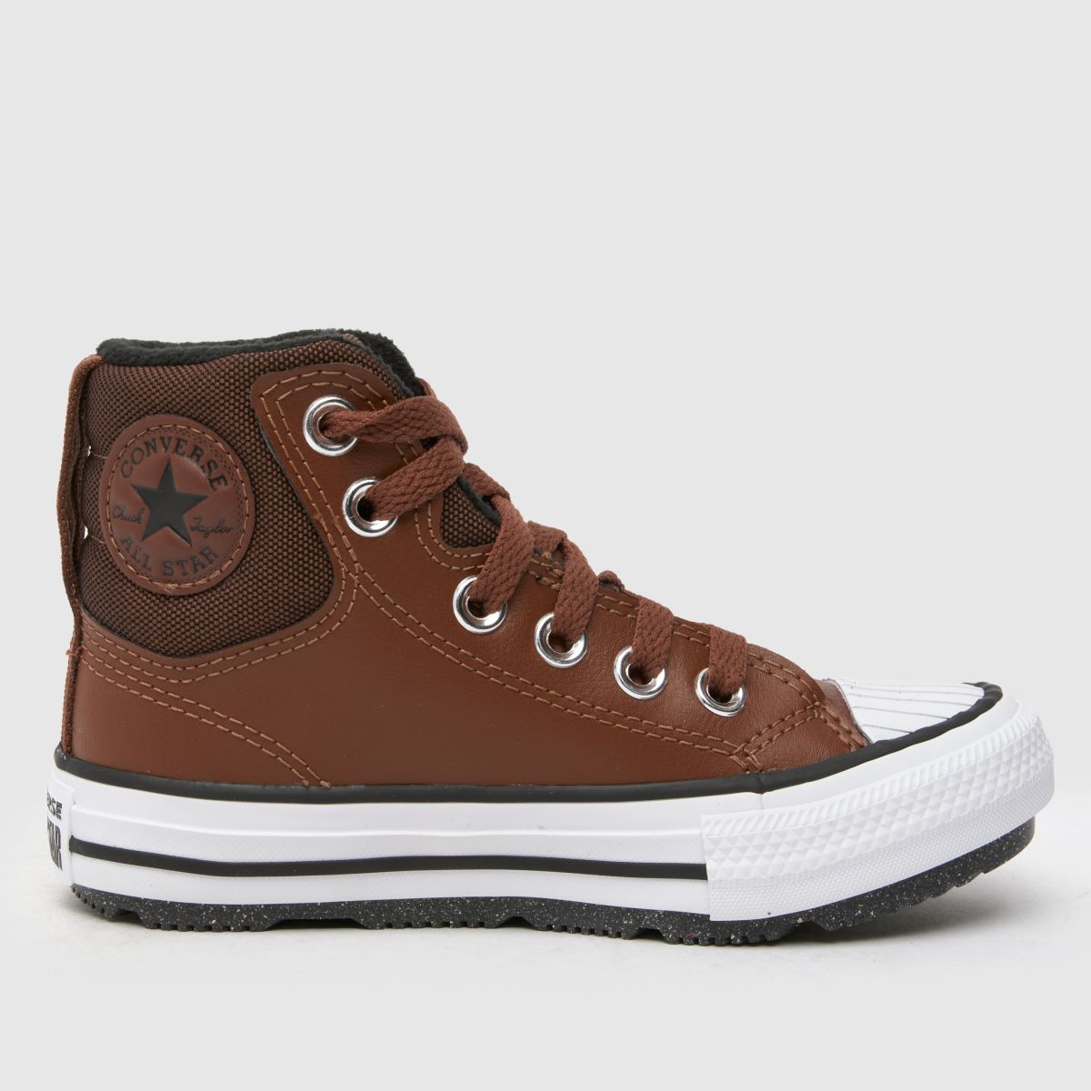 Converse barna és fekete All Star Berkshire fiús junior tornacipő