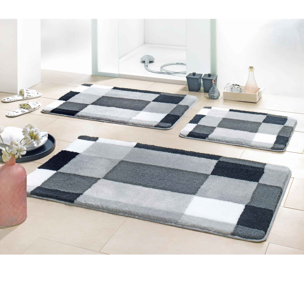 Badteppich Edge platin
